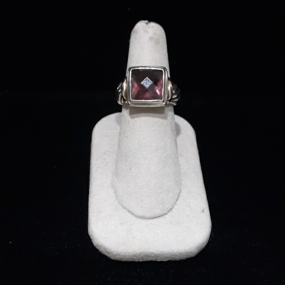 Faux Amethyst Ring